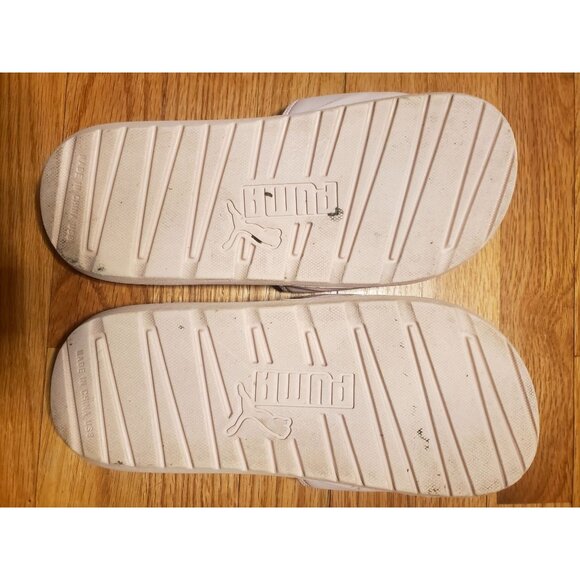 Puma Womens Slide Sandals US8 Light Pink Rubber Casual Footwear - Picture 7 of 10